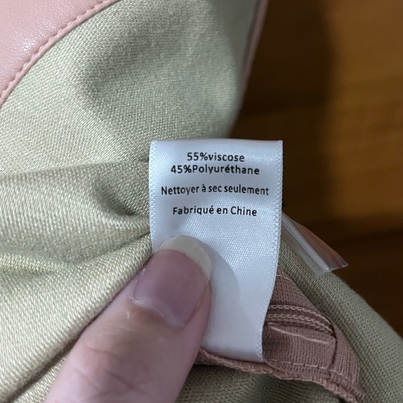 ASTR Terra Faux Leather Dress - Light Pink - Size Medium - Picture 8 of 10